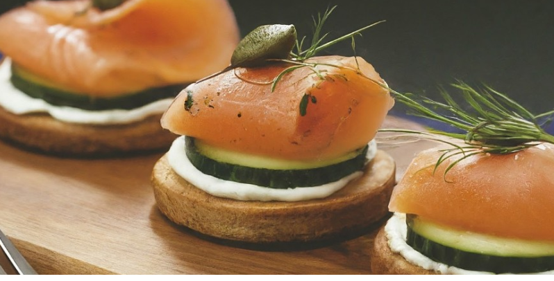 Salmon Canape
